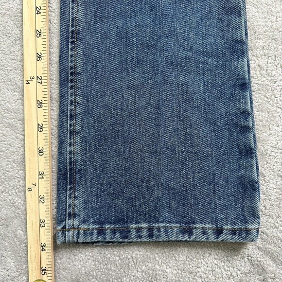 Rockies Women's Relaxed Low Rise Western Denim Jeans Size 4 L Tall Blue - Picture 9 of 13